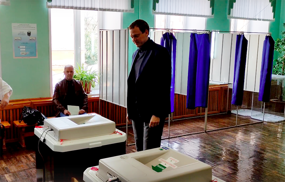 Врио главы Рязанской области Малков проголосовал на выборах губернатора региона