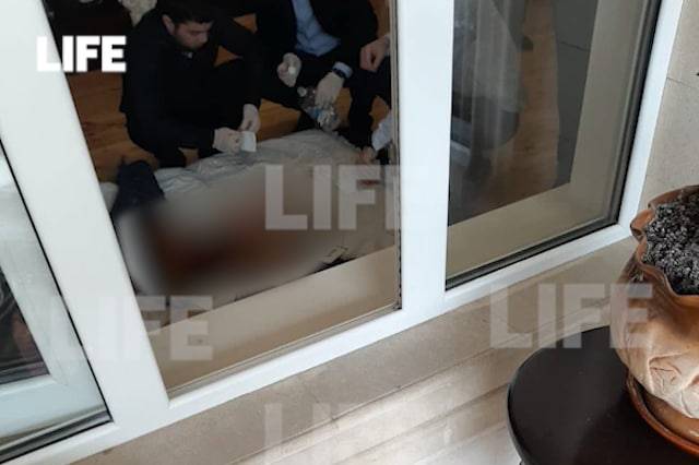 Появились первые фото с места кровавой расправы полицейского из Дагестана над семьёй бывшей жены