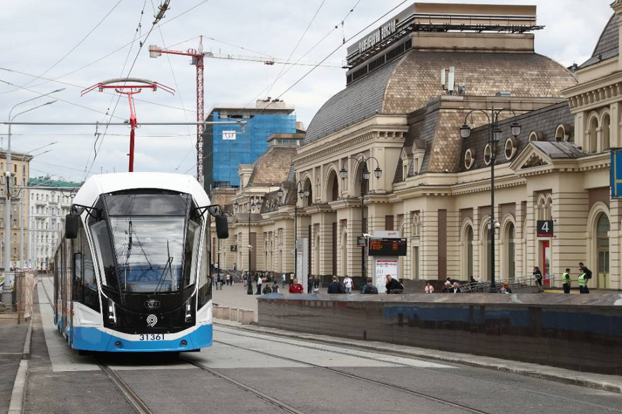 <p>Трамвай "Витязь" на одном из столичных маршрутов. Обложка © ТАСС / Красильников Станислав</p>