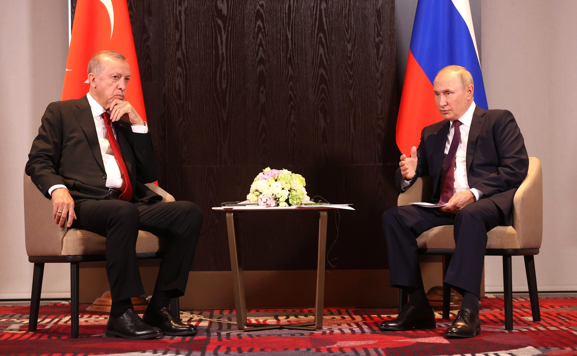 Эрдоган назвал плодотворной встречу с Путиным на полях ШОС