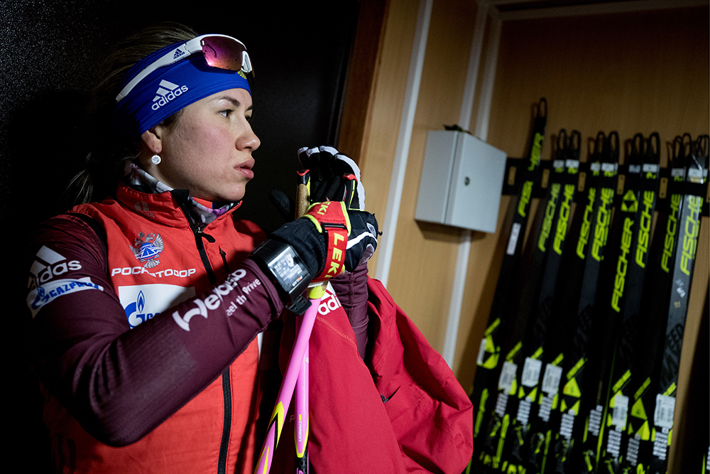 Российская спортсменка Дарья Виролайнен. Фото © ТАСС / Сергей Бобылев