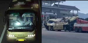 Автобус перевернулся на скоростной магистрали в Китае, погибло 27 человек