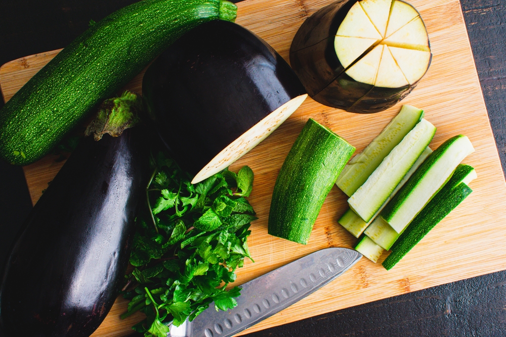 Нарезанные овощи. Фото © Shutterstock