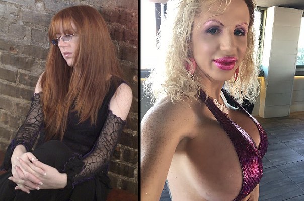Как Джульетт Стрей выглядела до операций и как выглядит после того, как увеличила грудь. Фото © Instagram (запрещён на территории Российской Федерации) / plasticprincessjuliette