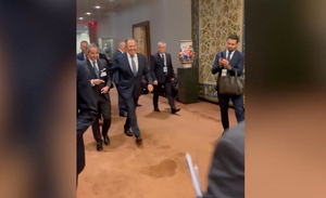 Во все 33: Лавров прибыл в штаб-квартиру ООН в Нью-Йорке в приподнятом настроении