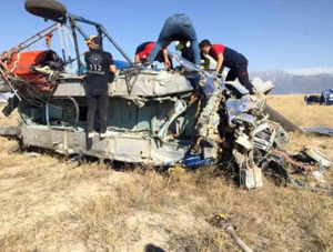 В Турции разбился арендованный у России пожарный вертолёт, один человек погиб