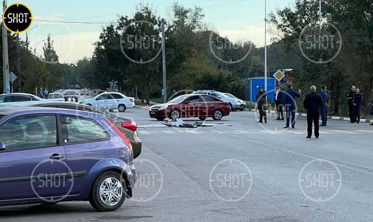 Беспилотник рухнул на дорогу в крымском Джанкое