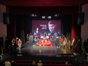 Кадры с церемонии прощания с Пускепалисом. Фото © Telegram / Евгений Бакулин