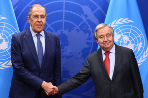 Лавров обсудил с генсеком ООН вопрос экспорта российских удобрений