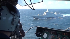 "Начинаем поворот": Корабли России и Китая вышли на совместное патрулирование