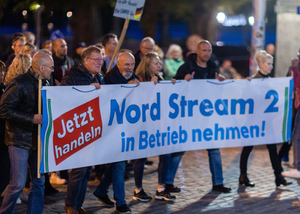 В Германии три тысячи демонстрантов потребовали запуска "Северного потока – 2"
