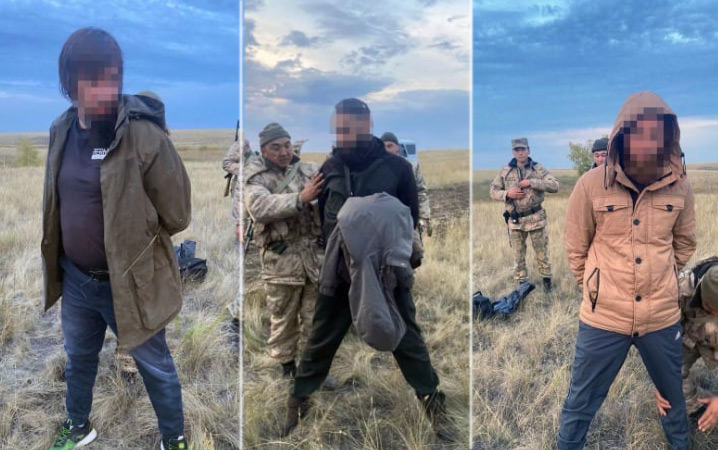 Трое россиян попытались перейти границу с Казахстаном в обход КПП, но были пойманы в степи