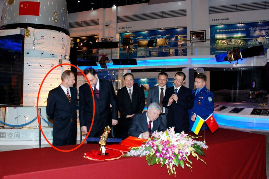 На церемонии подписания украинско-китайских соглашений в Китайской академии космических технологий. Фото © OK / Геннадий Романчин
