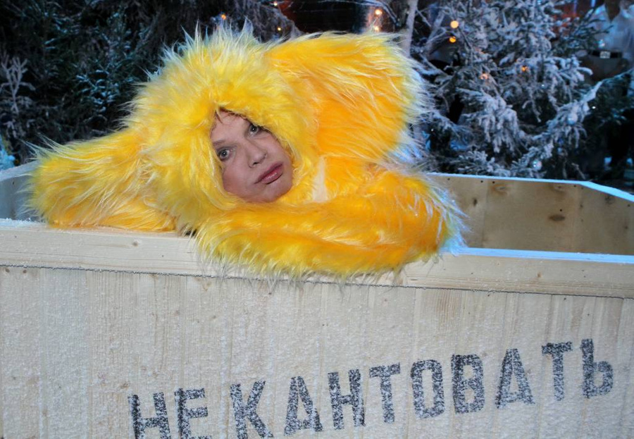 Певец Борис Моисеев на съёмках новогодней программы на телеканале НТВ. Фото © ТАСС / Юрий Самолыго