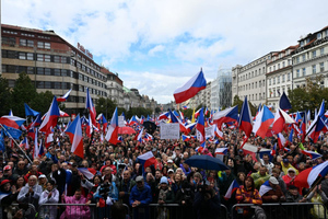 Протестующие чехи потребовали отставки правительства и отказа от антироссийских санкций