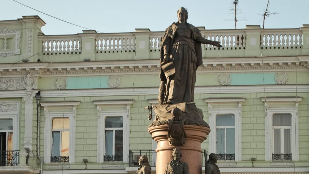 В Одессе передумали сносить памятник Екатерине II