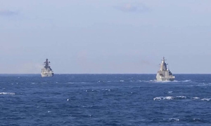 Боевые корабли России и Китая провели стрельбы в рамках учений "Восток-2022"