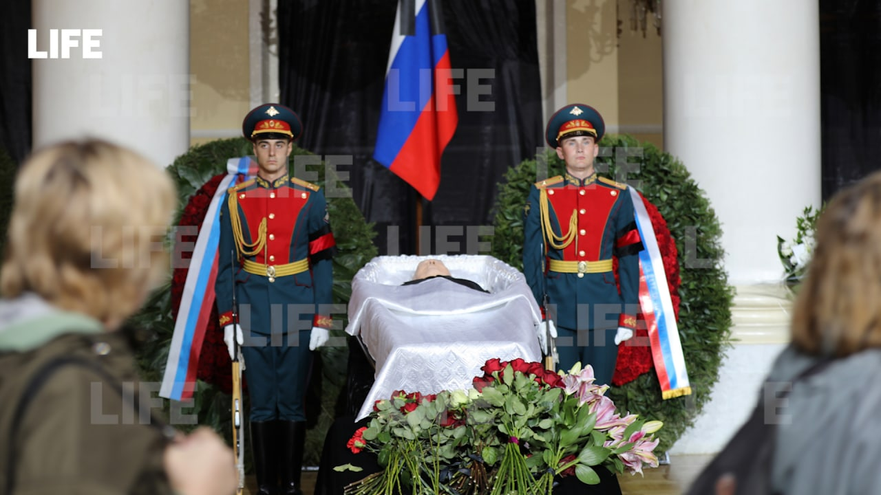 <p>Церемония прощания с Михаилом Горбачёвым. Фото © LIFE / Роман Вдовиченко</p>