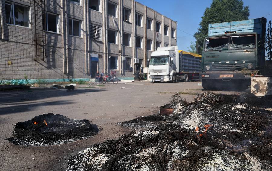 Украинские войска обстреляли Новую Каховку