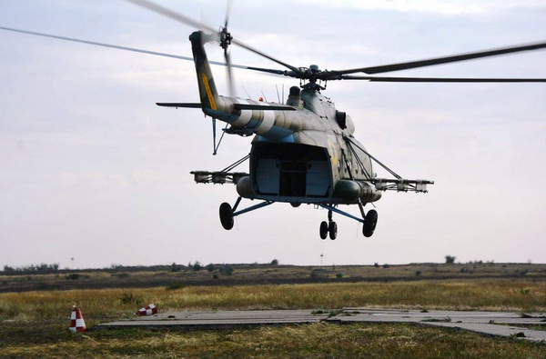 ВКС России сбили украинский вертолёт Ми-8 под Херсоном