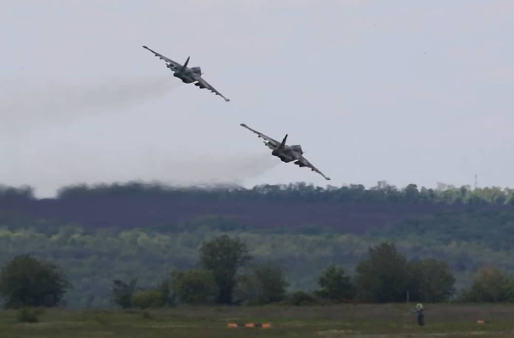 Минобороны: Российские лётчики сбили Су-25 ВВС Украины в небе над Николаевской областью