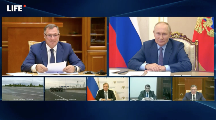 Поехали!: Путин дал старт движению на первых 23 км трассы М-12