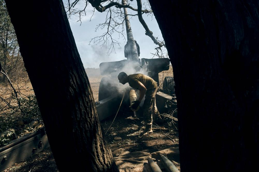 <p>Боец ВСУ. Фото © ТАСС / AP / Kostiantyn Liberov</p>