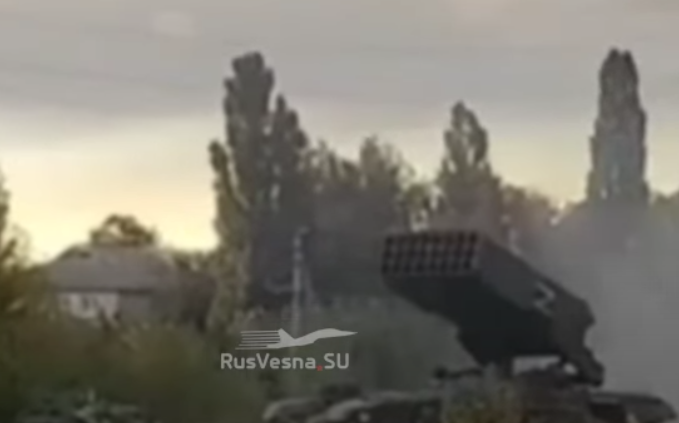 Появилось видео применения Солнцепёков против ВСУ в боях за Балаклею
