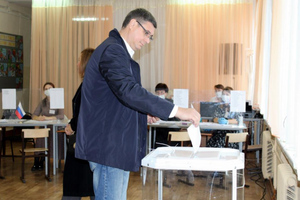 Врио главы Владимирской области Александр Авдеев проголосовал на выборах губернатора