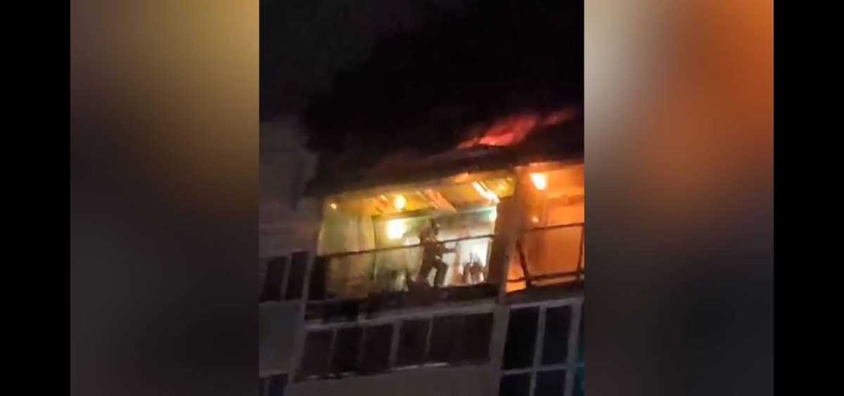 Четыре балкона загорелись в Новосибирске из-за неправильно ...