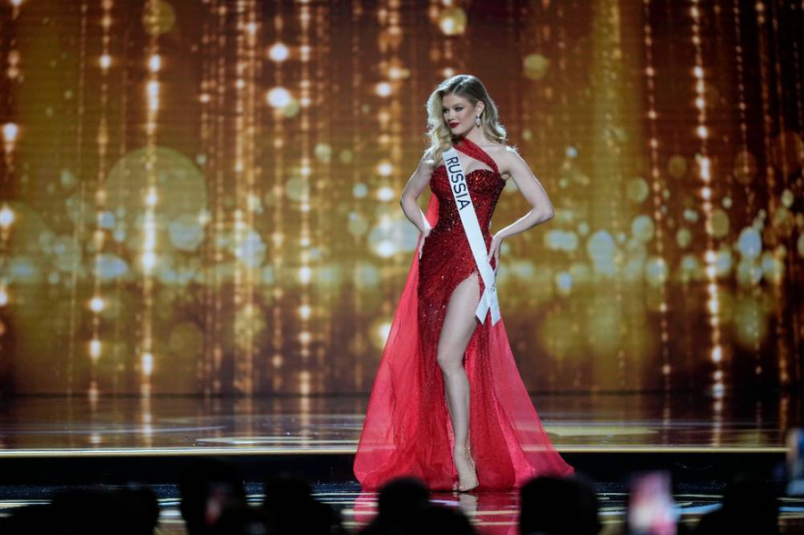 Участница конкурса "Мисс Вселенная – 2022" из России Анна Линникова. Фото © ТАСС / AP / Gerald Herbert