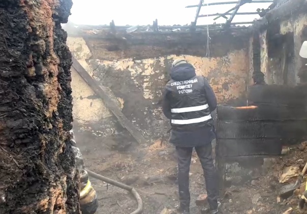 В Омской области при пожаре погибли мать и трое детей. Фото © СК РФ по региону