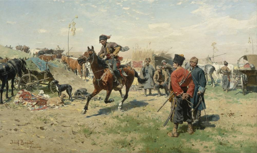 Обложка © Художник Юзеф Брандт "Запорожские казаки" / Public Domain