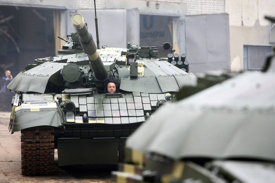 Модернизированный танк Т-72 ВСУ. Фото © ТАСС / Zuma