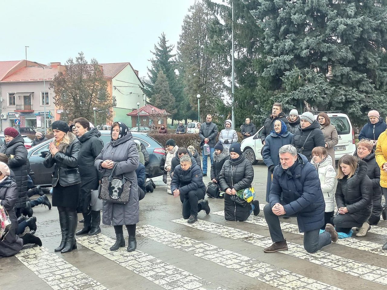 Похороны бойца ВСУ во Львове. Фото © Тeлеграм / NE.САХАР