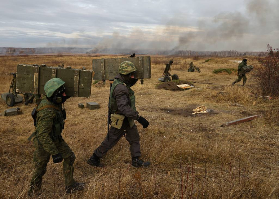 Учения военнослужащих. Фото © ТАСС / Донат Сорокин