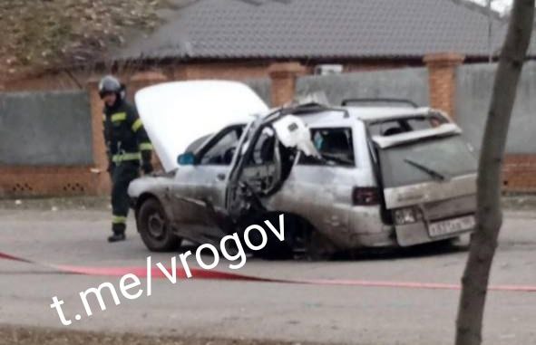 Бизнесвумен из Бердянска осталась жива после подрыва её авто