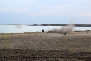 Попытавшихся перейти Днепр украинских военных встретили огнём