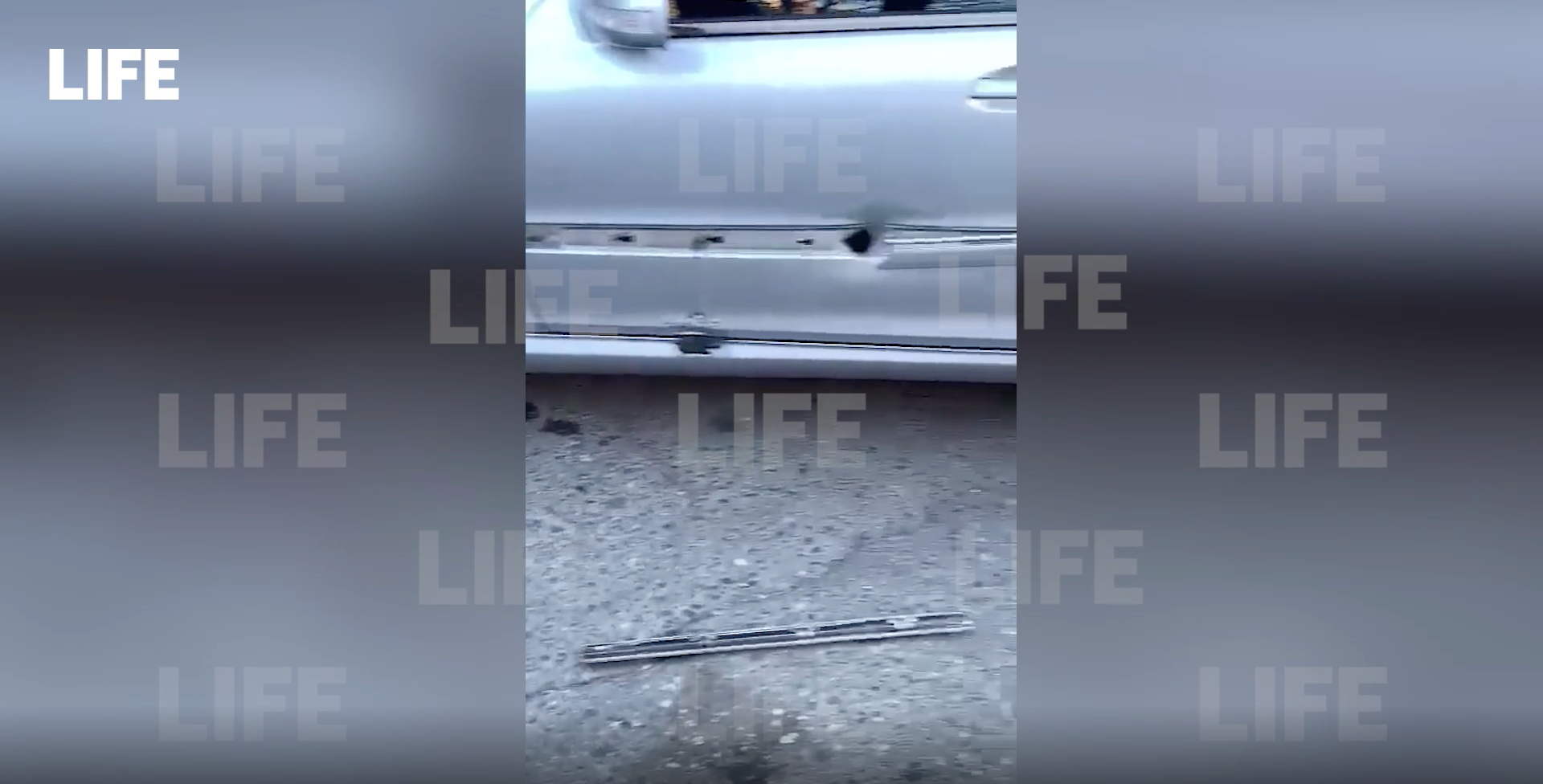 Лайф публикует видео последствий стрельбы в Махачкале