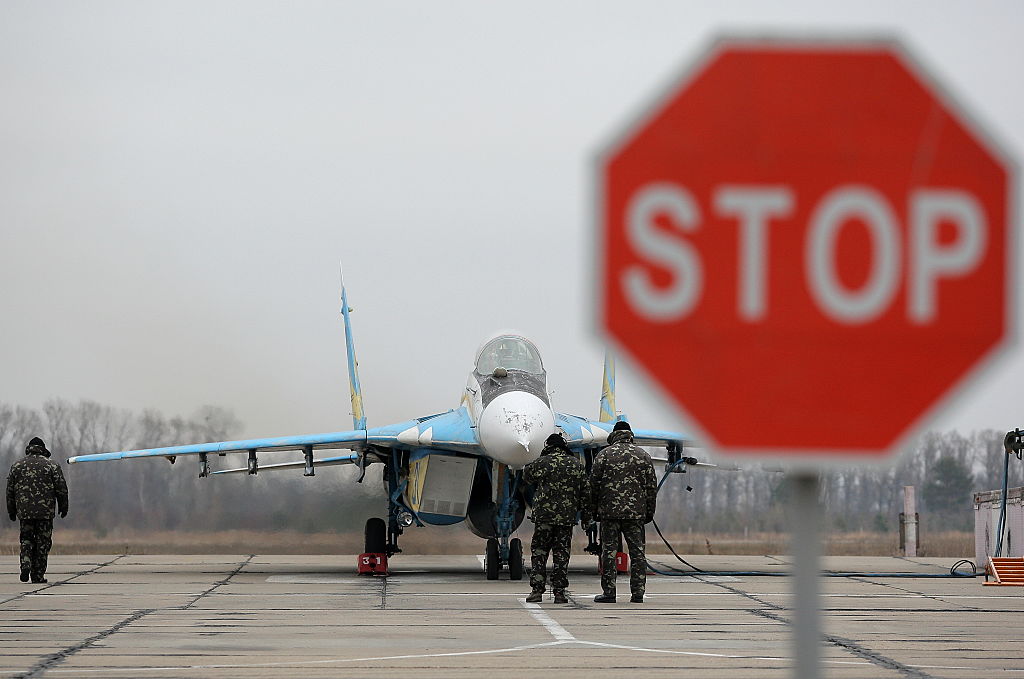МиГ-20 ВВС Украины. Фото © Getty Images / Danil Shamkin / NurPhoto