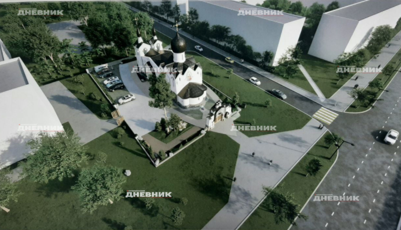 Проект храма в Санкт-Петербурге в память о блокадниках. Фото © Газета "Петербургский дневник"