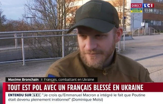 Потерявший на Украине ногу наёмник Броншэн пожаловался на безразличие французской власти