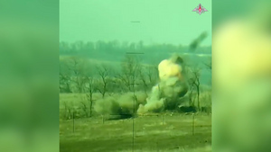 Минобороны показало видео уничтожения опорных пунктов ВСУ высокоточными боеприпасами