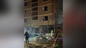 В Дагестане произошёл взрыв газа в многоквартирном доме, есть пострадавшие. Фото © Telegram / "Что там у дагестанцеV?"
