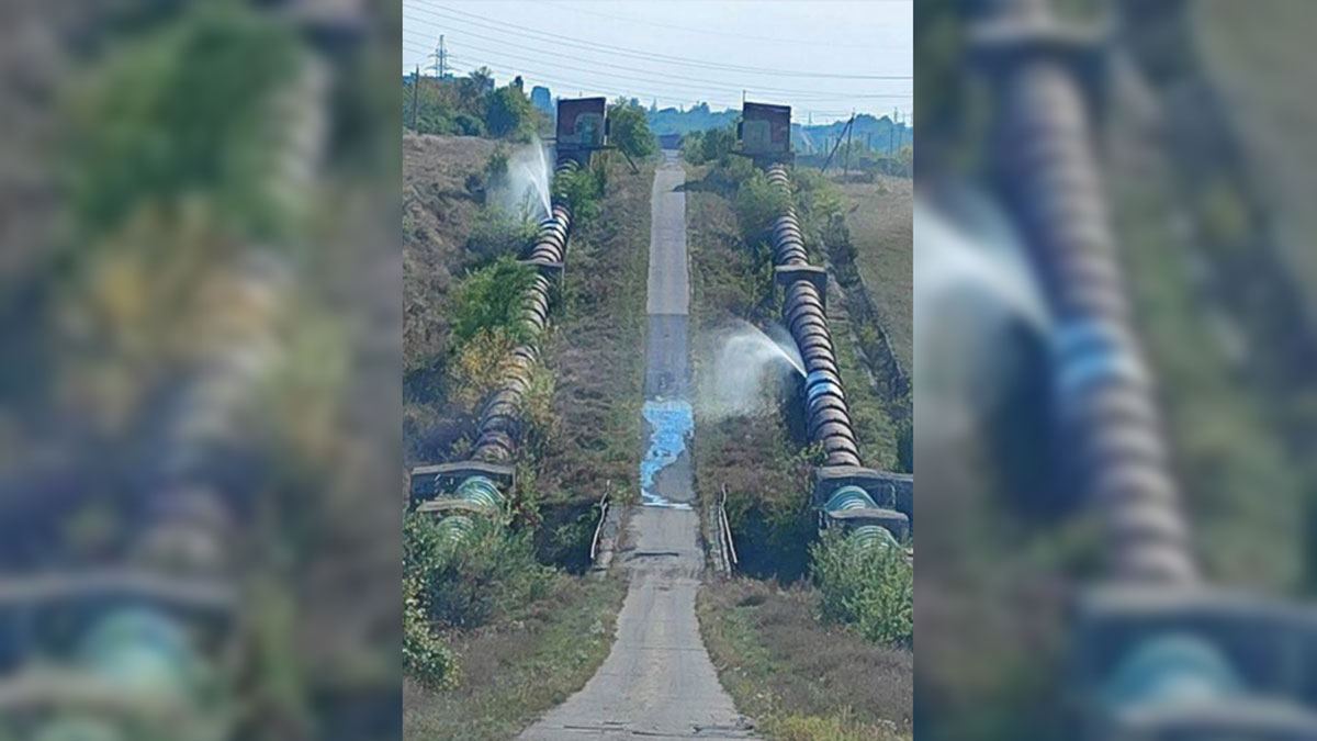 Водоканал Северский Донец Донбасс повреждён из-за атаки ВСУ