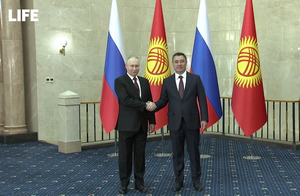 Путин и Жапаров встретились в Бишкеке