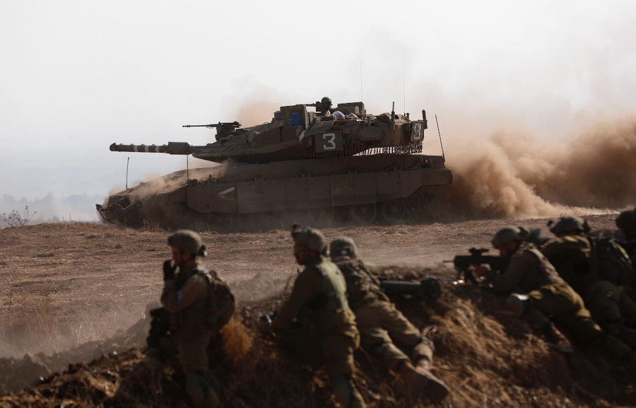 Ισραηλινοί στρατιώτες.  Φωτογραφία © TASS / EPA / ATEF SAFADI