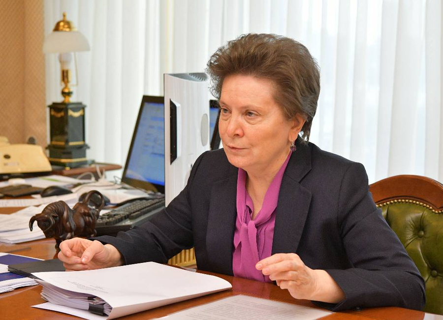 Губернатор ХМАО Наталья Комарова. Фото © ТАСС / POOL / Александр Астафьев