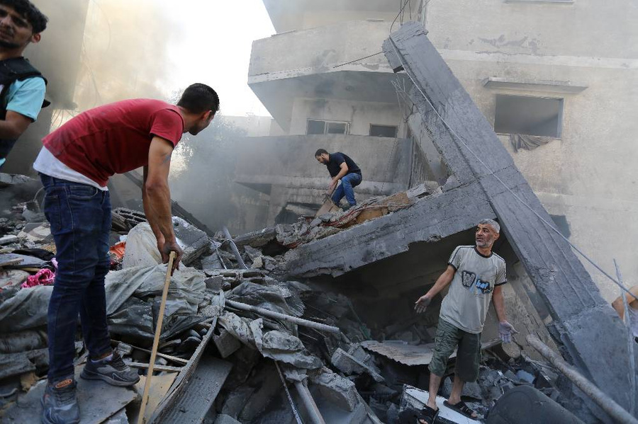 Последствия авиаударов Израиля в Газе. Фото © ТАСС / АР / Abed Khaled