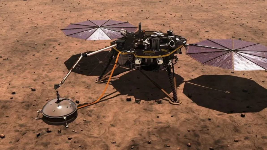 Зонд Mars InSight. Фото © NASA / JPL-Caltech